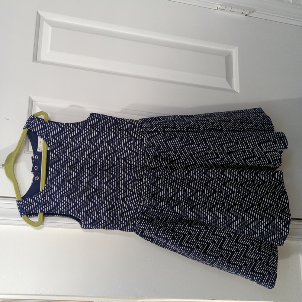 Max Studio Navy A-Line Special Occasion Dress